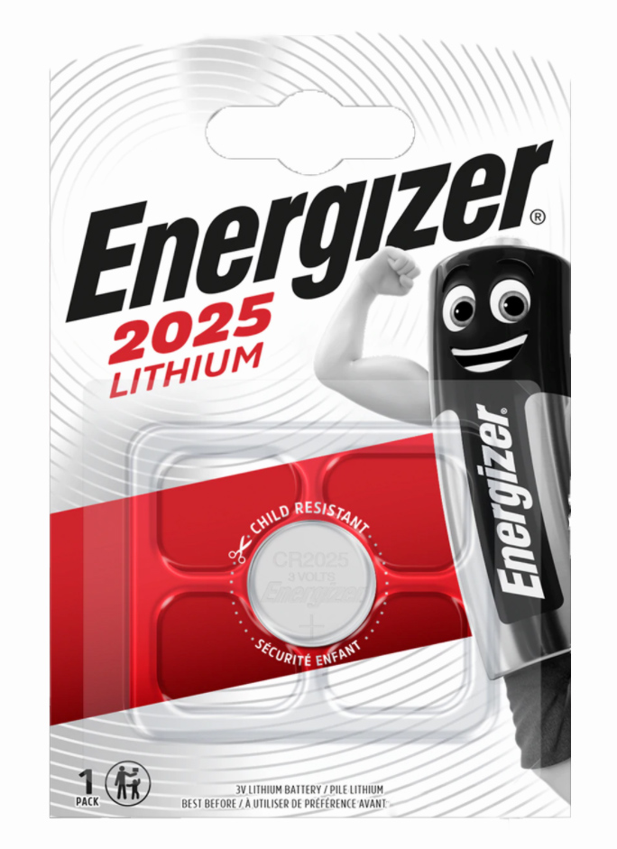 ENERGIZER μπαταρία λιθίου CR2025, 3V, 1τμχ EMGB129022