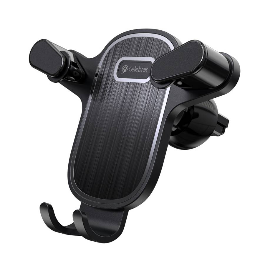 CELEBRAT βάση smartphone αυτοκινήτου HC-08, ταμπλό & αεραγωγών, μαύρη HC-08