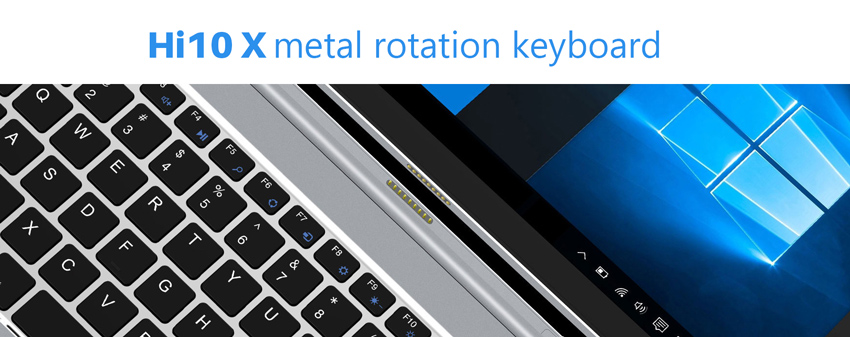 CHUWI πληκτρολόγιο HI10X-KEYBOARD για tablet Hi10 X, 2x USB, γκρι HI10X-KEYBOARD