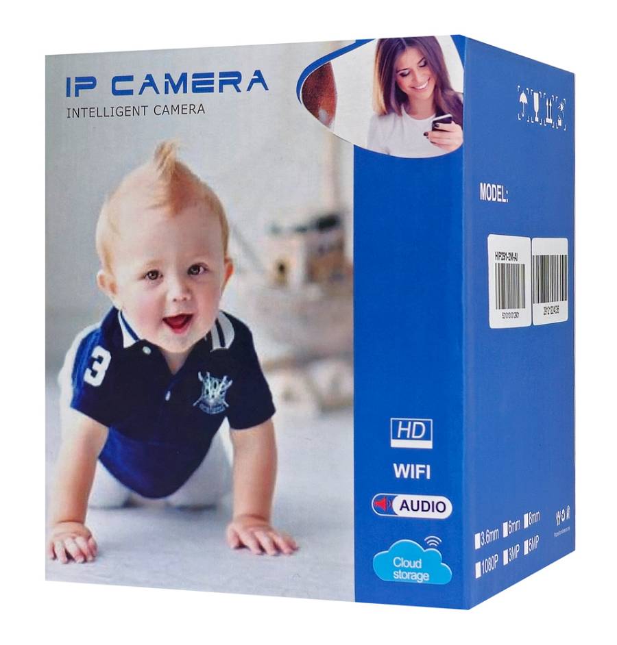 SECTEC smart κάμερα HIP291-2M-AI, ανίχνευση κίνηση, 2MP 1080p, PT HIP291-2M-AI