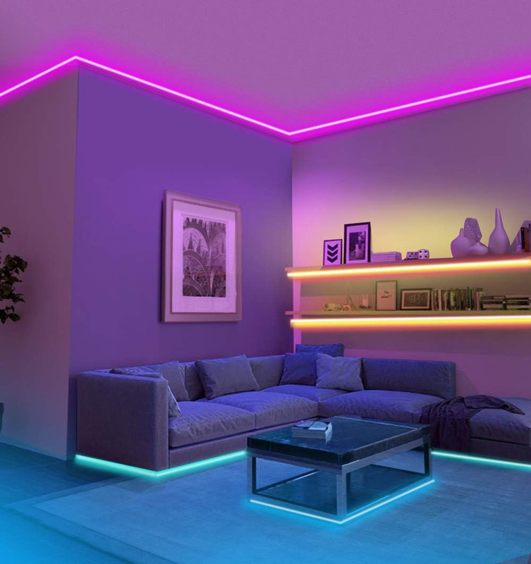 POWERTECH smart LED καλωδιοταινία HLL-0132, RGB, IP44, Bluetooth, 15m HLL-0132