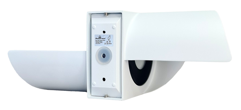 POWERTECH LED φωτιστικό τοίχου HLL-0162, 10W, 4000K, 800lm, IP65, λευκό HLL-0162