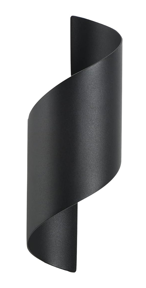 POWERTECH LED φωτιστικό τοίχου HLL-0163, 10W, 4000K, 850lm, IP65, μαύρο HLL-0163