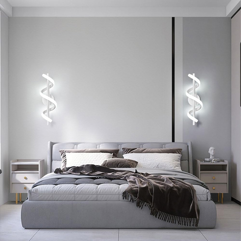 POWERTECH LED φωτιστικό τοίχου HLL-0170, 12W, 4000K, 960lm, λευκό HLL-0170