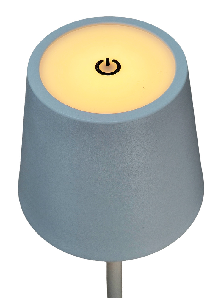 POWERTECH LED επιτραπέζιο φωτιστικό HLL-0194, ρυθμιζόμενο, επαναφορτιζόμενο, λευκό HLL-0194