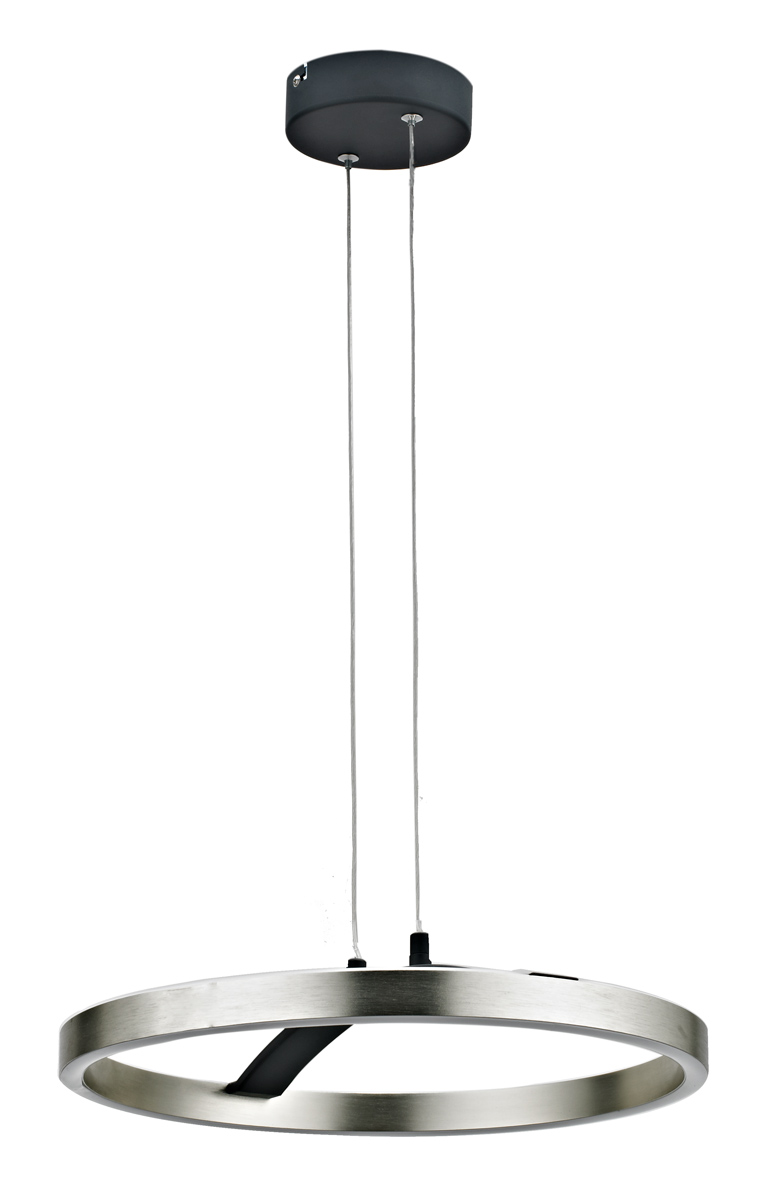 POWERTECH LED φωτιστικό οροφής HLL-0202, 29W, 4000K, Φ38x120cm, ασημί/μαύρο HLL-0202