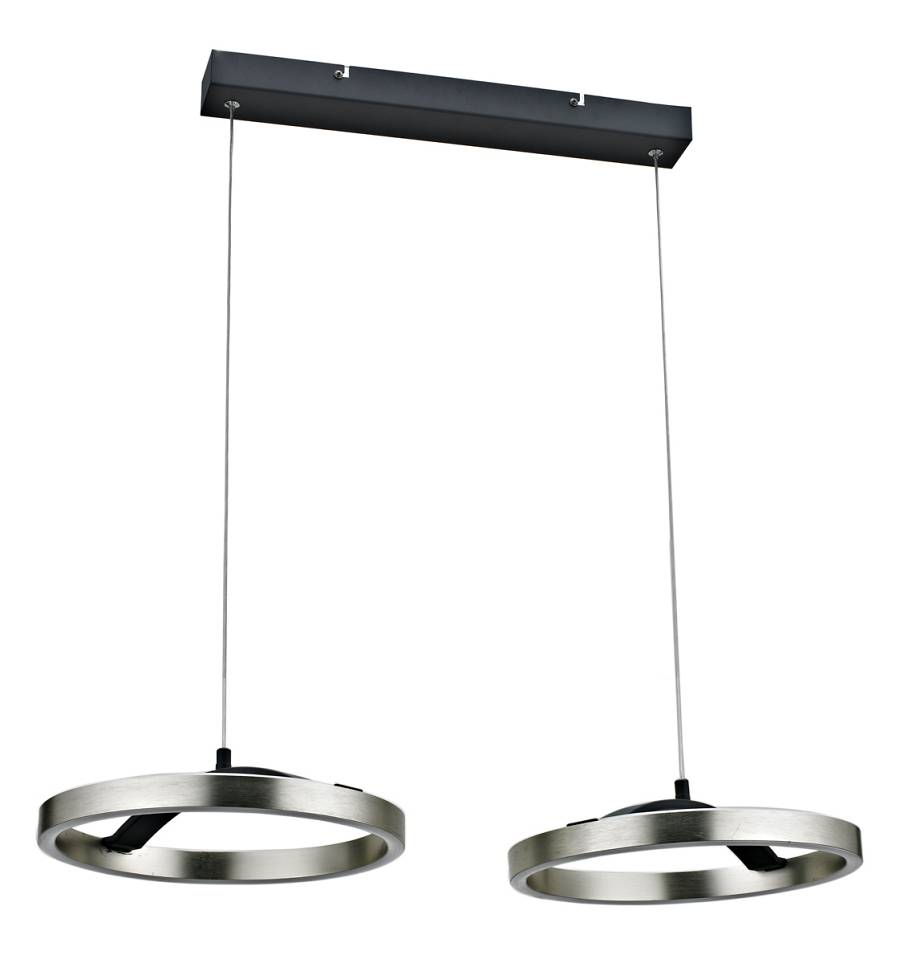 POWERTECH LED φωτιστικό οροφής HLL-0203, 42W, 4000K, 70x30x120cm, ασημί/μαύρο HLL-0203