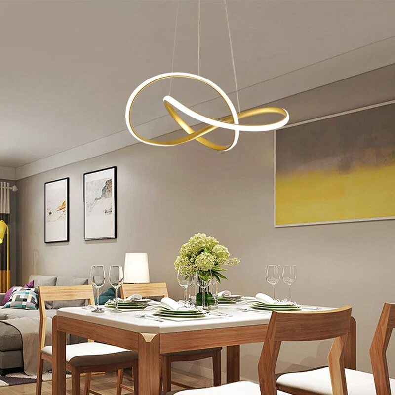 POWERTECH LED φωτιστικό οροφής HLL-0208, 48W, 4000K, Φ50cm x 120cm, χρυσό HLL-0208