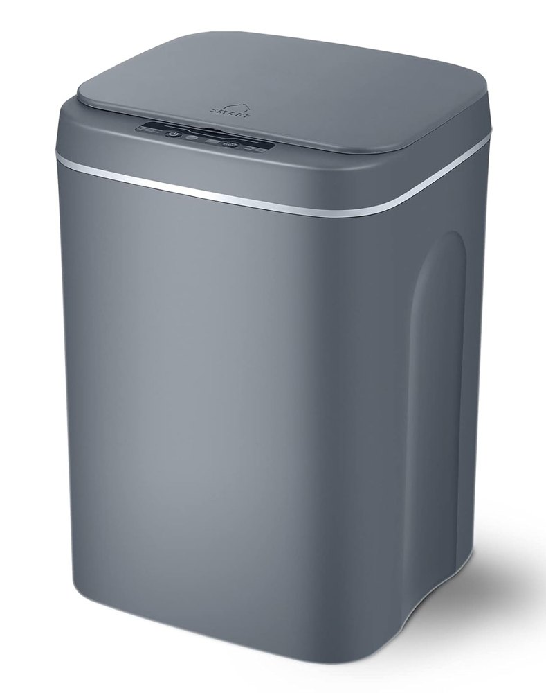 HOME USE κάδος απορριμμάτων HUH-0190 με φωτοκύτταρο, 14lt, γκρι HUH-0190