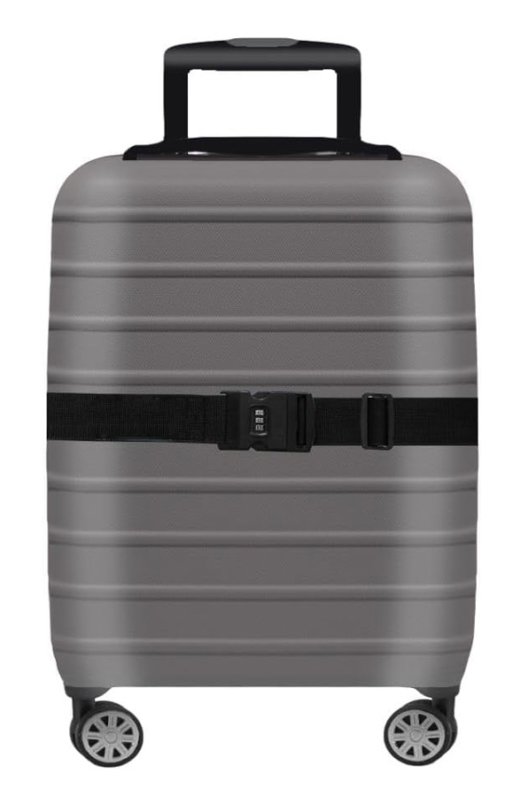 HOME USE ιμάντας βαλίτσας HUH-0240 με λουκέτο συνδυασμού, ρυθμιζόμενος, 2m, μαύρος HUH-0240