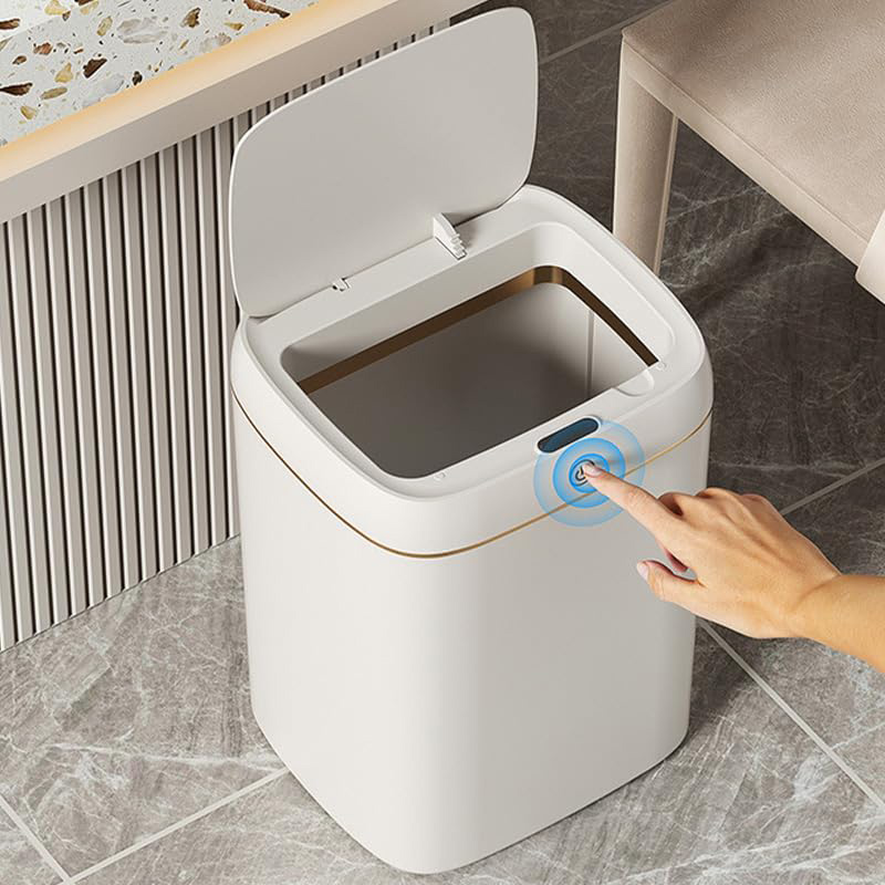 HOME USE κάδος απορριμμάτων HUH-0251 με φωτοκύτταρο, 9lt, λευκός HUH-0251