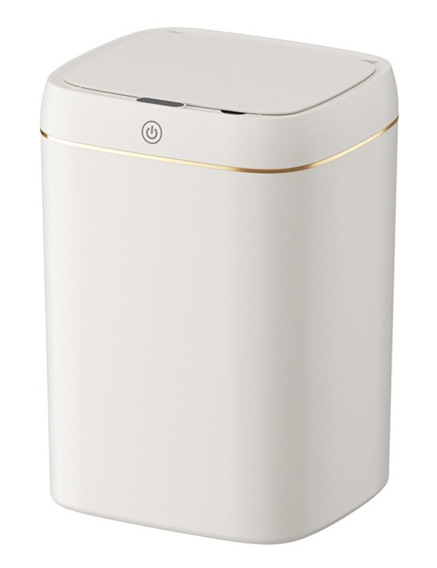 HOME USE κάδος απορριμμάτων HUH-0251 με φωτοκύτταρο, 9lt, λευκός HUH-0251