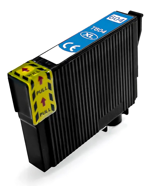 Συμβατό Inkjet για Epson, T604XL, 12ml, κυανό INKT-604XLC