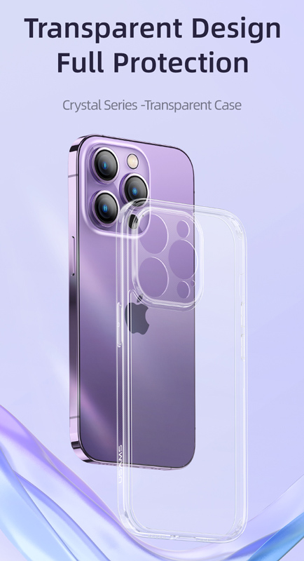 USAMS θήκη Crystal για iPhone 14 Plus, διάφανη IP14MBJ01