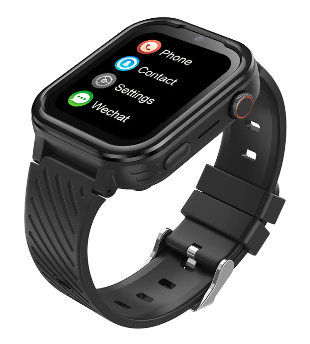 INTIME GPS smartwatch για παιδιά IT-061, 1.85, κάμερα, 4G, IPX7, μαύρο IT-061