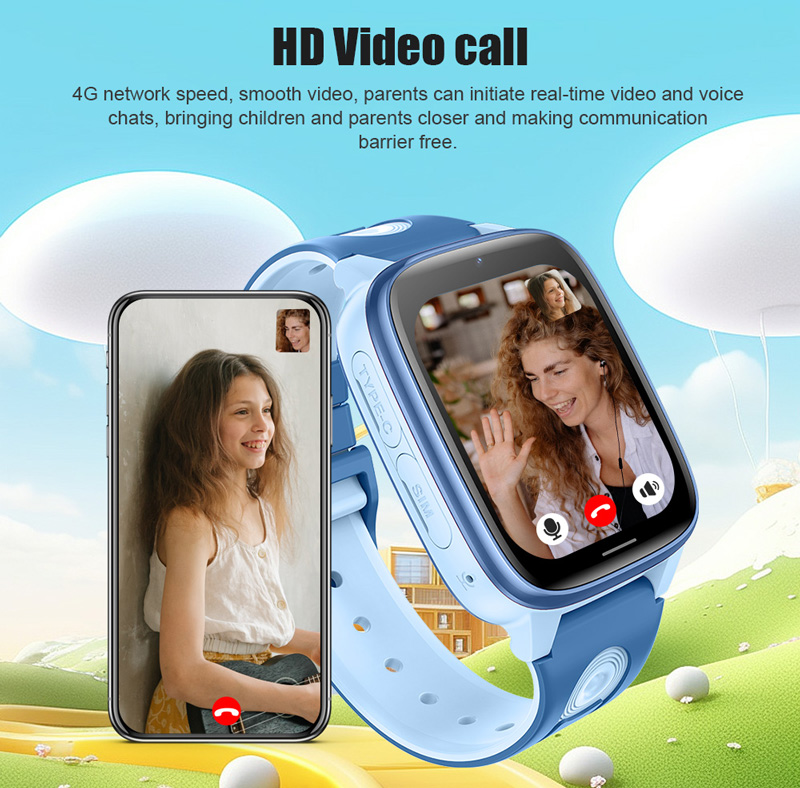 INTIME GPS smartwatch για παιδιά IT-072, 1.83, κάμερα, 4G, IPX5, μπλε IT-072