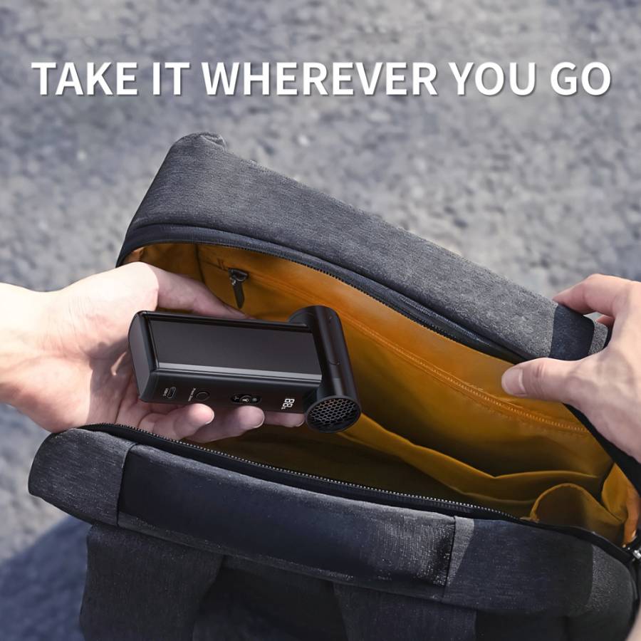 KINZIR 2 σε 1 σκουπάκι χειρός & air duster AD51, 180W, 4000mAh, μαύρο KNZ-AD51