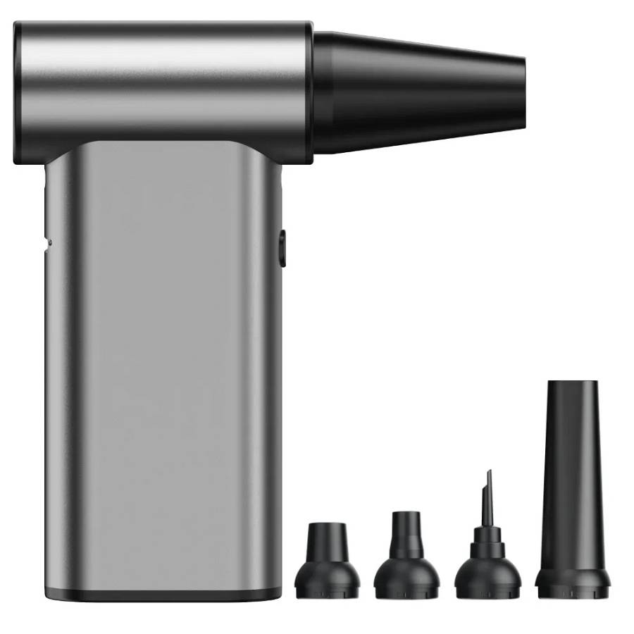 KINZIR ηλεκτρικό air duster AD57, 180W, 8000mAh, γκρι KNZ-AD57