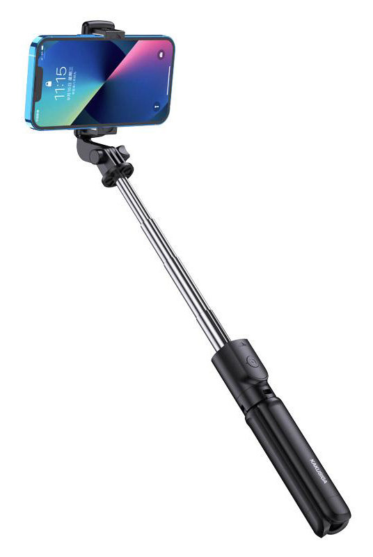 KAKUSIGA selfie stick KSC-1143 με τρίποδο, έως 70cm, Bluetooth, μαύρο KSC-1143