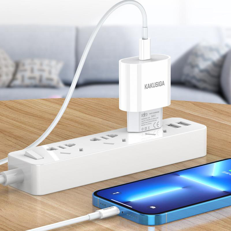 KAKUSIGA φορτιστής τοίχου KSC-1223, USB-C, 20W, λευκός KSC-1223