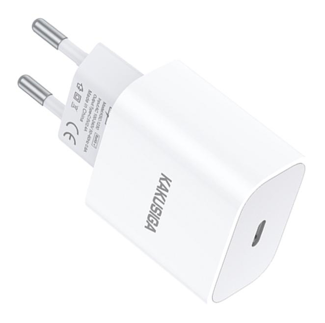 KAKUSIGA φορτιστής τοίχου KSC-1230, USB-C, 2.4A, λευκός KSC-1230
