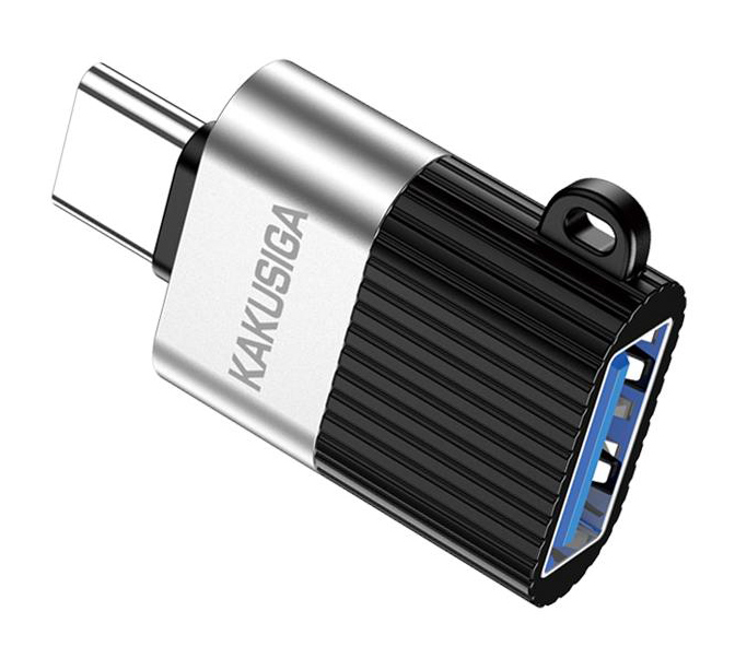 KAKUSIGA αντάπτορας USB-C σε USB KSC-1420, 5Gbps, 18W, γκρι KSC-1420