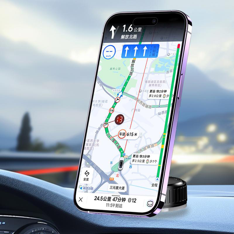 KAKUSIGA βάση smartphone αυτοκινήτου KSC-1718 για ταμπλό, μαγνητική, μαύρη KSC-1718