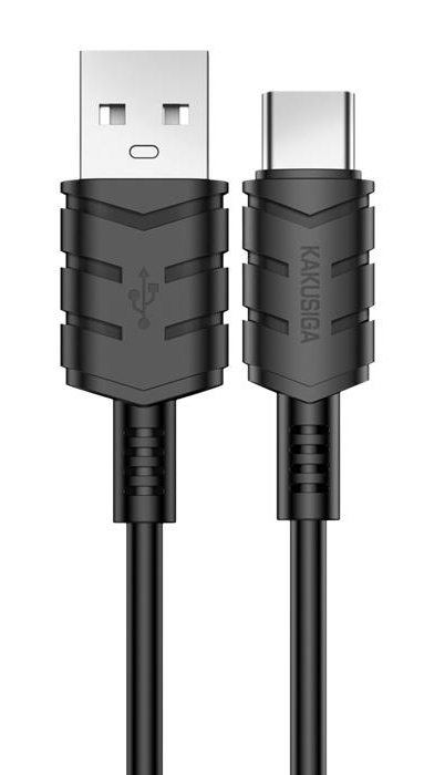 KAKUSIGA καλώδιο USB-C σε USB KSC-710, 3A, 480Mbps, 1.2m, μαύρο KSC-710-C-BK
