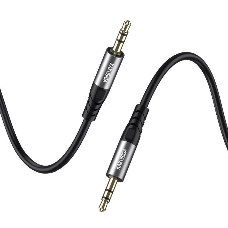 KAKUSIGA καλώδιο ήχου 3.5mm KSC-892, AUX, 1m, μαύρο KSC-892