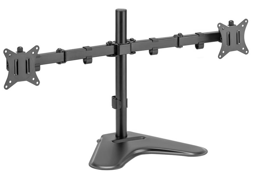 BRATECK βάση γραφείου για 2x οθόνες LDT66-T024, 17-32, έως 9kg LDT66-T024