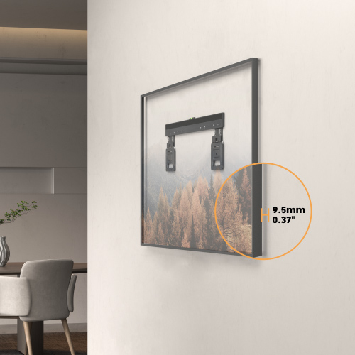 BRATECK επιτοίχια βάση τηλεόρασης LED-1948, 43-100, έως 75kg, ultra slim, fixed LED-1948