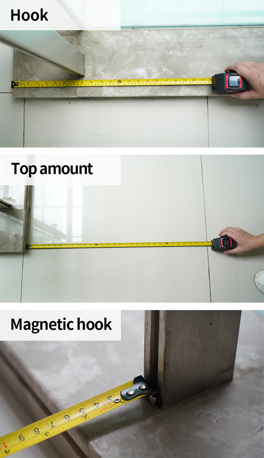 UNI-T ψηφιακό μέτρο laser LM60T, έως 60m, m/ft/in, με μετροταινία 5m LM60T