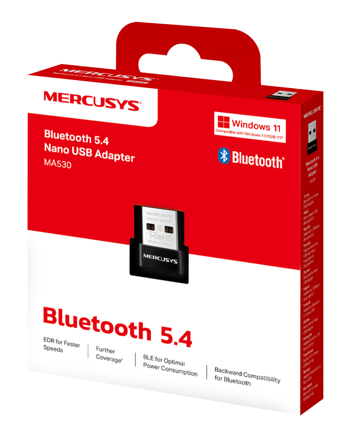 MERCUSYS Nano USB Adapter, Bluetooth 5.3 , V.1.0 MA530