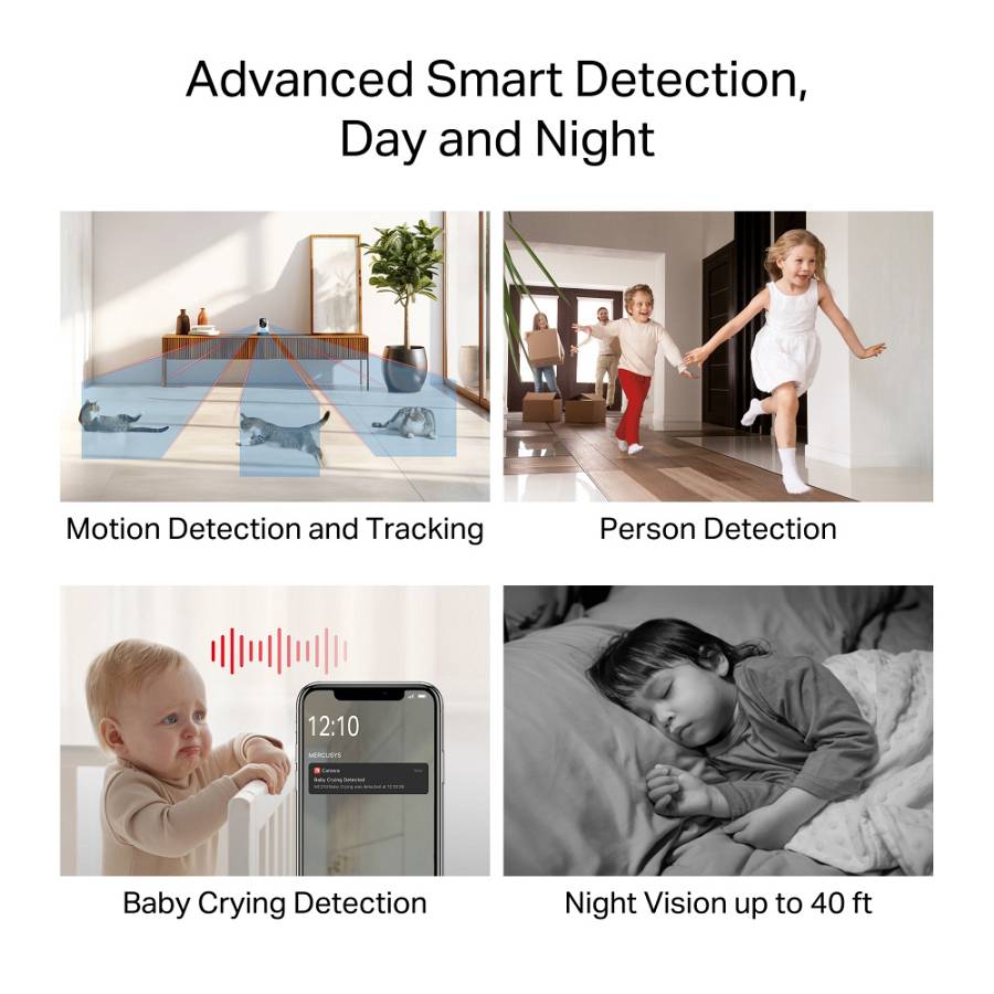 MERCUSYS smart κάμερα MC210, 2K/3MP, WiFi, PTZ, SD, EU/1.0 MC210