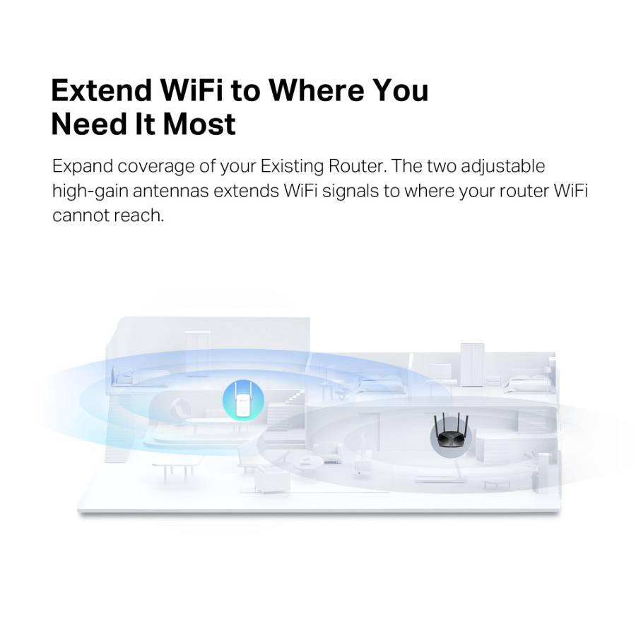 MERCUSYS range extender ME60X, WiFi 6, 1500Mbps AX1500, Ver. 1.0 ME60X