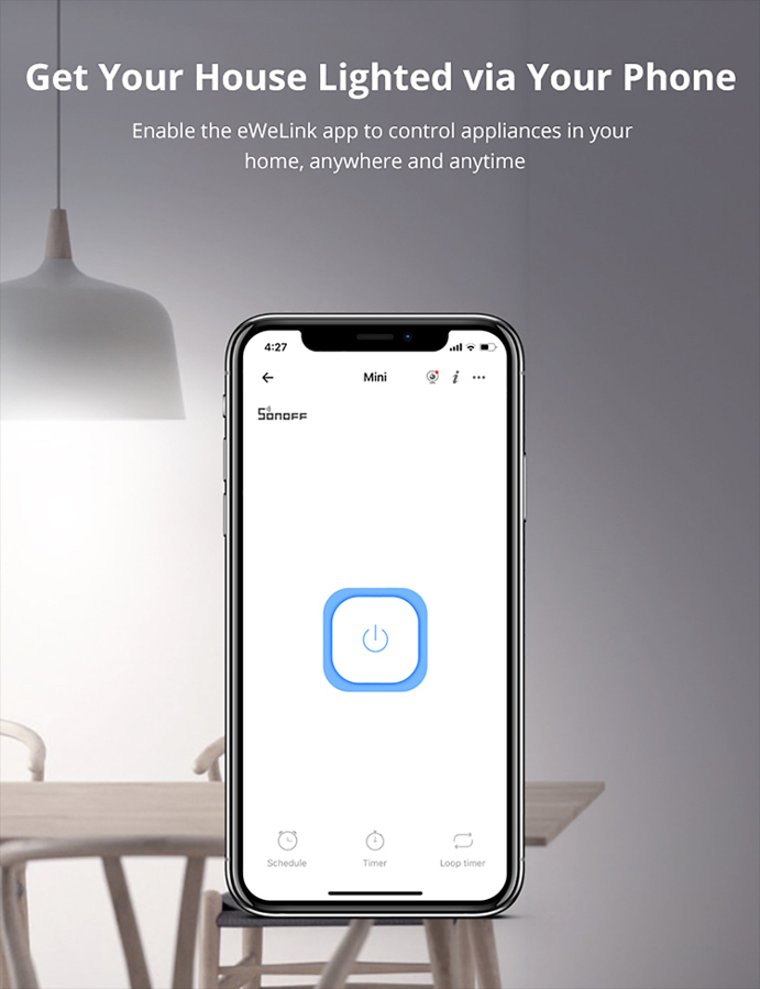 SONOFF Smart διακόπτης MINIR2, two-way, WiFi MINIR2