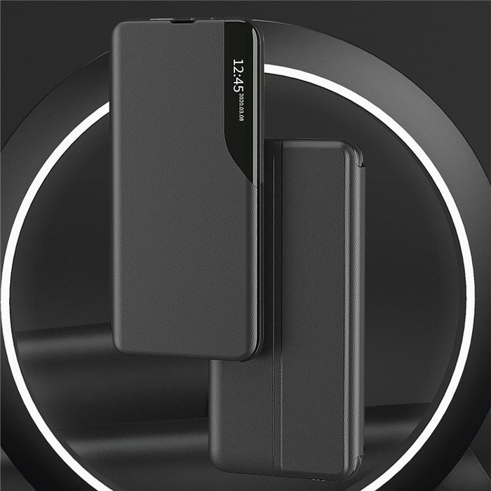 POWERTECH θήκη Smart view MOB-1915 για Samsung A24, μαύρη MOB-1915