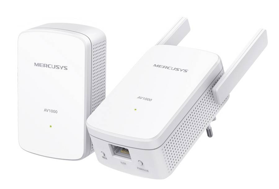 MERCUSYS Powerline Extender MP510 Kit, AV1000 Gigabit, WiFi, Ver: 1.0 MP510KIT