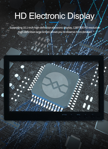 SUNSHINE ψηφιακό μικροσκόπιο MS10E-03 με 10.1 οθόνη, 8x, LED, 38MP MS10E-03