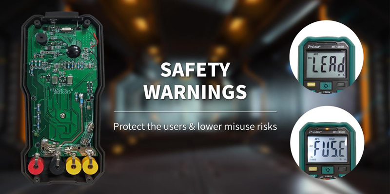 PROSKIT ψηφιακό πολύμετρο MT-1280D, 1000V DC, NVC, True RMS MT-1280D