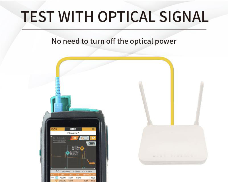 PROSKIT mini OTDR tester καλωδίων οπτικής ίνας MT-7620 με οθόνη αφής MT-7620