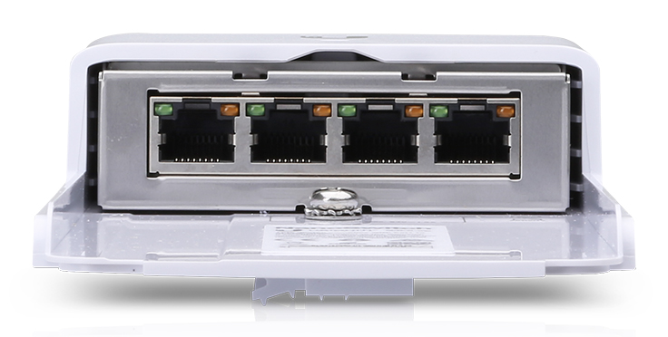 UBIQUITI PoE NanoSwitch N-SW, 4-Port 10/100/1000Mbps, outdoor N-SW