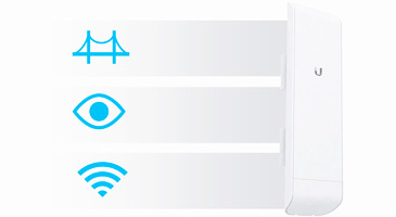 UBIQUITI κεραία 5GHz airMax 16dBi CPE για εξωτερική / εσωτερική χρήση NSM5