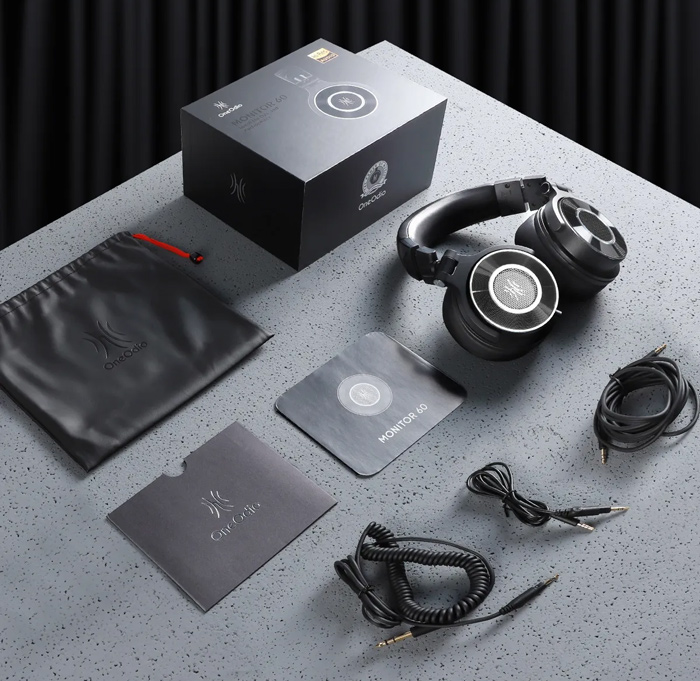 ONEODIO headset Monitor 60, 6.35mm & 3.5mm σύνδεση, Hi-Res, 50mm, μαύρο OA-MONITOR60