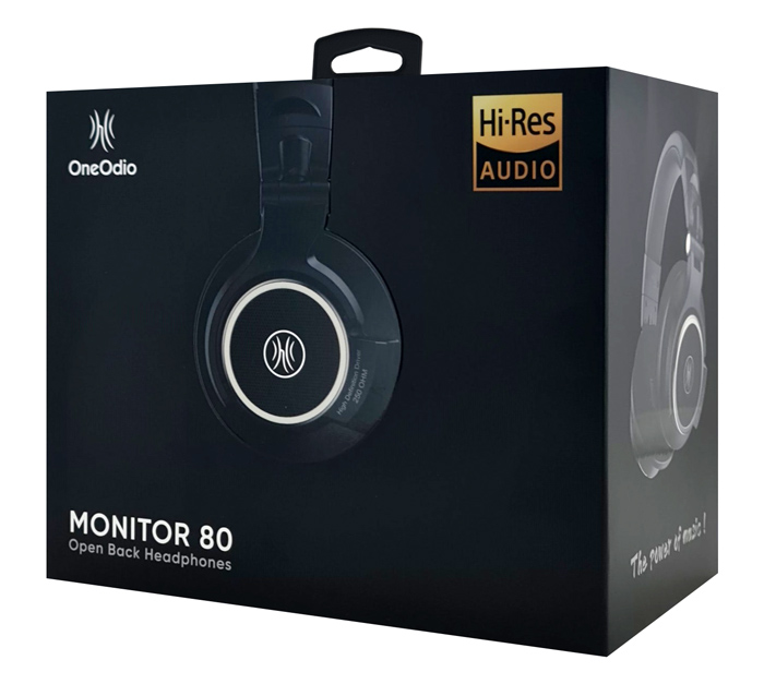 ONEODIO headset Monitor 80, 6.35mm & 3.5mm σύνδεση, Hi-Res, 40mm, μαύρο OA-MONITOR80