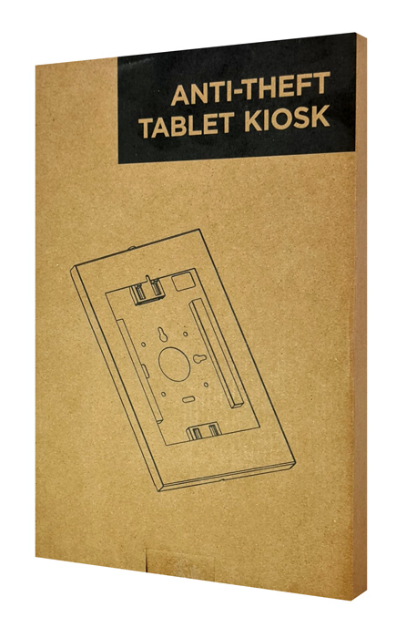 BRATECK επιτοίχια βάση tablet PAD34-01, αντικλεπτική, 9.7-11, λευκή PAD34-01