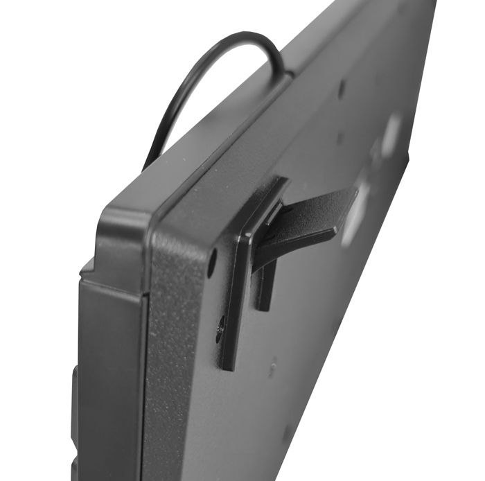 POWERTECH πληκτρολόγιο PT-1069, ενσύρματο, multimedia, EN/GR, μαύρο PT-1069