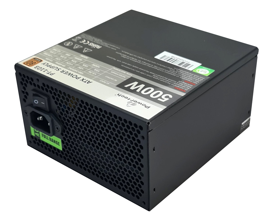 POWERTECH τροφοδοτικό για PC PT-1103, 80Plus Bronze, 500W ATX, 140mm Fan PT-1103