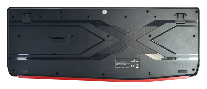 POWERTECH set ποντίκι & πληκτρολόγιο PT-1167, 2.4GHz & Bluetooth, μαύρο PT-1167