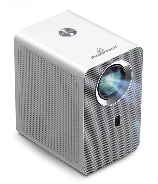 POWERTECH smart βιντεοπροβολέας PT-1306, 1080p, WiFi, 250 ANSI lumens, λευκός PT-1306